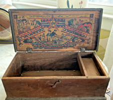 Antique STAR The Boys Tool Chest with Original Lithograph Label C. 1910 picture