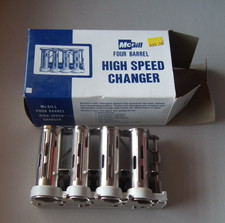 Vintage McGill Four-Barrel High Speed Changer W Belt Clip & Box Illinois, USA picture