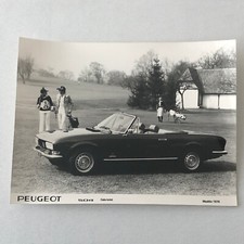 1976 Peugeot 504 Cabriolet Convertible Factory Press Photo Photograph Print picture