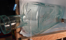 antique aqua corker bottle-Old Dr. Warren's Quaker Bitters Flint & Co Prov. R. I picture