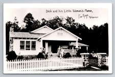 AR, Pine Ridge, Dick & His Little Women's Home Real Photo RPPC, Vintage Postcard picture