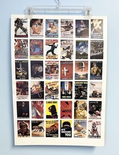 1992 Kitchen Sink Press WAR CRY WWII Propaganda 36 Card Uncut Sheet Poster Art picture