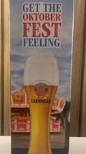 ERDINGER - GERMAN BEER GLASS - NEW, BOXED - Oktobet Fest 🍺  picture