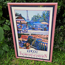 Disney EPCOT International Flower & Garden Festival 1995 Framed Poster picture