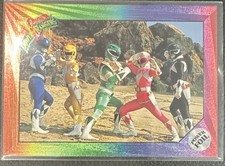 Power Rangers Mighty Morphin 9 Power Team Prism Foil Collect-A-Card 1994 picture