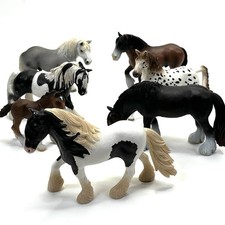 Schleich Horse Lot Of Horses Mustang Friesian Mare Pony Stallion Percheron Mix-7 picture