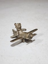 1986 Spoontiques Pewter Bear in Airplane #667 picture