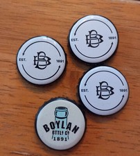 BOYLAN Bottling Co ~ bottle cap ~ lot of 6 ~ soda, pop ~ made in USA picture