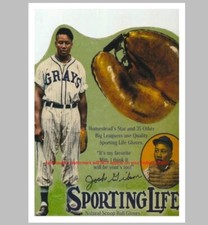 Rare Josh Gibson PHOTO Negro League Star Homestead Grays Hero picture