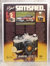 VTG Canon AE-1 35MM Camera Olympic Bob Sharp 1979 Print Advertising Full Page Ad picture