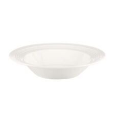 Tin Can Alley Rimmed Bowl,White picture