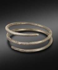 ANCIENT EGYPT SILVER HAIR BAND 2ND TO 1ST MILLENNIUM BC / Scandinavian Spiral picture