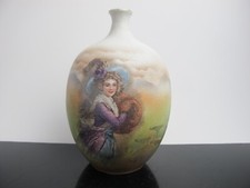 ROYAL BAYREUTH Bavaria Porcelain Victorian Female PORTRAIT Tapestry Vase picture