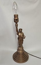 Vintage Statue of Lady Liberty Souvenir 16” Lamp Art Deco picture