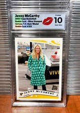2005 TOPPS BASKETBALL RARE JENNY McCARTHY ROOKIE CARD #253 GRADED MINT 10 -L60 picture