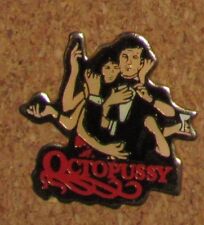 D31  PIN PINBACK MOVIE FILM JAMES BOND 007 OCTOPUSSY  ON ALL ADD PINS picture