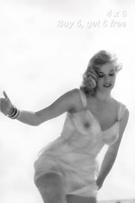Anita Ekberg 💙 4x6 Photo - 1960s Hollywood Actress - Cinema Portrait picture