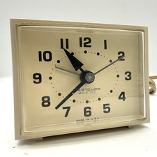 Vintage 1969 Westclox Minikin S32-A Electric Alarm Clock 20256 MCM USA Working picture