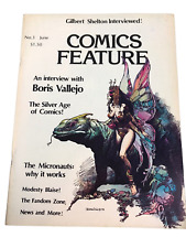 Vintage Comics Feature Magazine Volume 1 No 3 June 1980 Boris Vallejo Micronauts picture