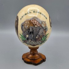 VTG RARE Disney Ostrich Egg Cream Animal Kingdom 2000 Safari Henry Ross Art picture