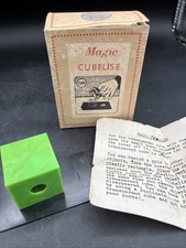 1960s DR Magic E-Z Magic CUBELISE Coin Vanishing Trick Box Instructions NOS picture