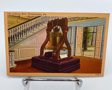 Vtg 1930's - 1940's The Liberty Bell Philadelphia Pennsylvania Postcard picture