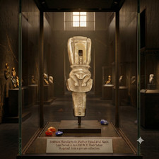 Sistrum of Hathor sacred ceremonial rattle of music, Pharaonic relic picture
