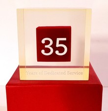 Wells Fargo Bank Award 35 years of service in original presentation box picture