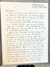 WWII USS South Dakota USMC Robert Howell Handwritten 2 Page Letter Guadalcanal picture