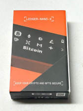 LEDGER-NANO-X CRYPTOCURRENCY BLUETOOTH HARDWARE BTC WALLET BLACK NEW OPEN BOX picture