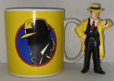 Vintage Dick Tracy Movie Applause Souvenir Mug PLUS Figure picture