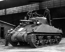 New Shermon Tank at the Pullman Plant WWII WW2 Factory 8x10 Photo 951a picture