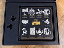 Disney D23 Official Fan Club Celebrating 10 Years Anniversary Pin Set 2019 - New picture
