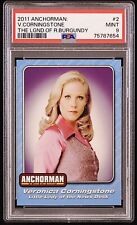 2011 Anchorman Veronica Corningstone/ The Legend Of Ron Burgundy PSA 9 picture