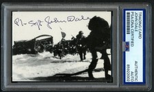 John R. Dale signed autograph 1992 Card WWII Wake Island POW PSA Slabbed picture
