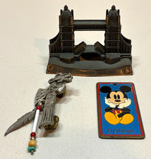 intage Souvenir Lot Disney World Mickey Donna Tag Sturgis Pin Tower Bridge picture