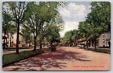 Postcard Summit Avenue, Vintage Car, Street View, St. Paul Minnesota Unposted picture