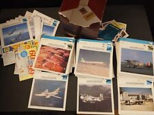 Vintage Airplane Collector Cards Airline Fighter Jet Bomber Stealth Military 400 picture