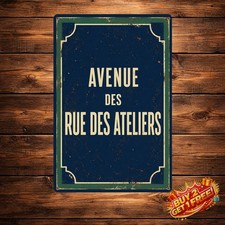 Paris Avenue des Champs Elysees Metal Sign French Street Decor picture