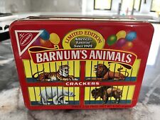 Nabisco Barnum's Animal Crackers Metal Tin 1989 P.T. Barnum's Circus Wagon Empty picture