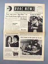 BOAC NEWS AIRLINE STAFF NEWSPAPER NO.234 - 6 SEPTEMBER 1963 RAF CABIN SERVICE picture