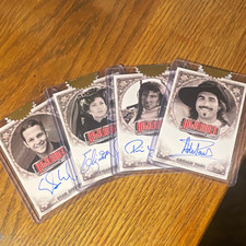 Rittenhouse Highlander Autograph Card Lot (4) Kirsch Gracen Wingfield Paul A4-A7 picture