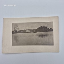 Antique RPPC Lakeside Pavilion Rowboat Pine Grove CYKO c1910s Photo Postcard picture