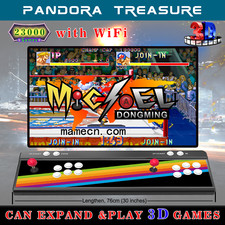 Retro Game Arcade Console HD Lengthen All Metal 23000 Games Pandora Box 3D WiFi picture
