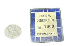 Vintage General Controls Employee Badge Number 1069 Glendale Arizona picture