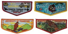 Tsoiotsi Tsogalii Lodge 70 Old North State Council NC Lot of 4 Flap picture
