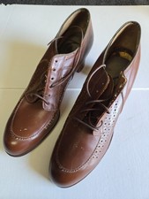Original WWII WAC Oxford US Army Women’s Shoes Heels picture