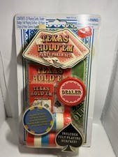 Vintage Texas Hold'em Party Poker Set Tara Toy Corp Cards Chips picture