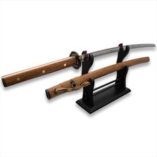 Tigerwood Katana, Scabbard, T10 Carbon Steel Blade, Clay Tempered, 41