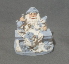 Rare Vintage Snow Buddies Santa at Work Desk Ornament Figurine  picture